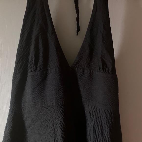 Black Classic J Crew Gingham Halter Dress - Picture 7 of 10